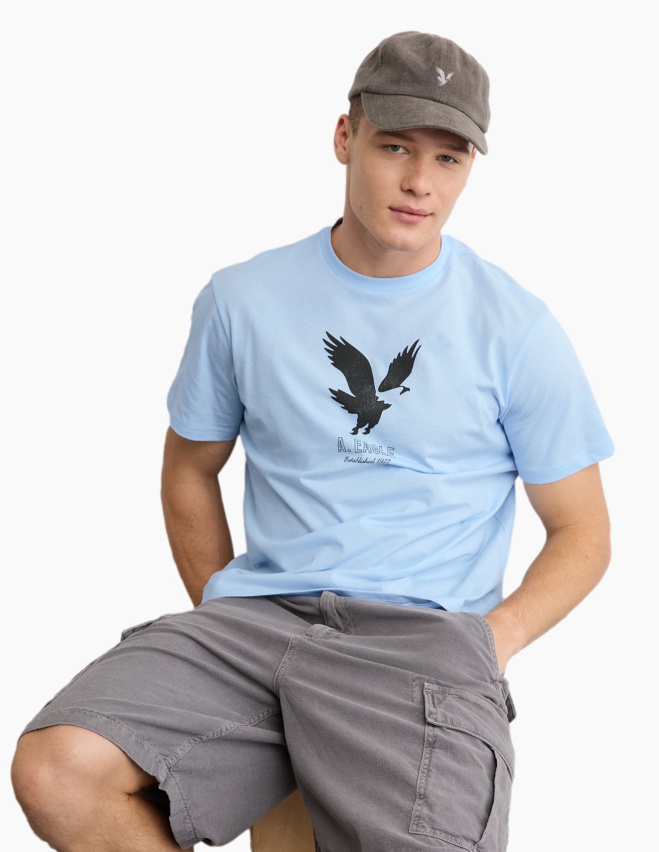 Playera cuello redondo para hombre