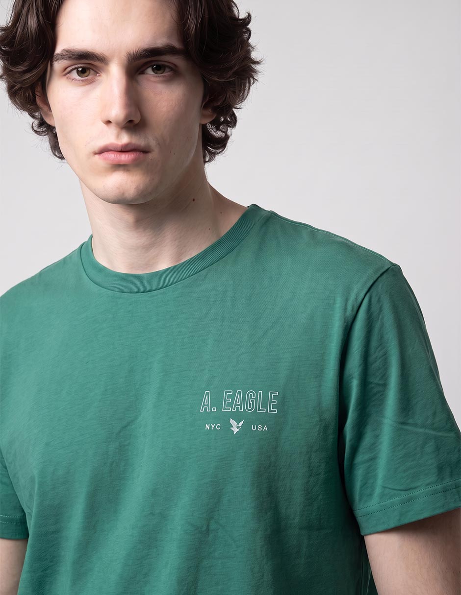 Playera cuello redondo para hombre 2