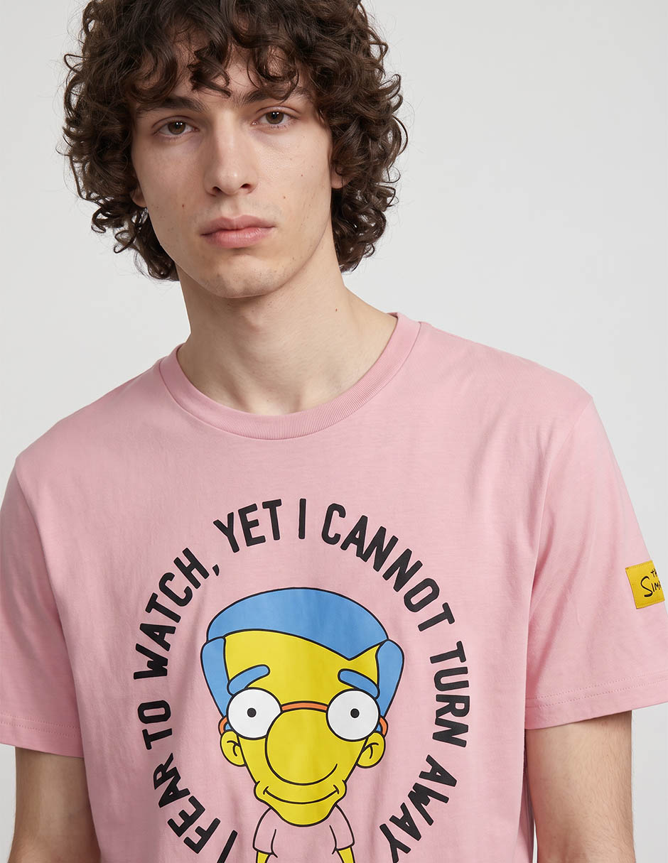 Playera milhouse cuello redondo para hombre 3