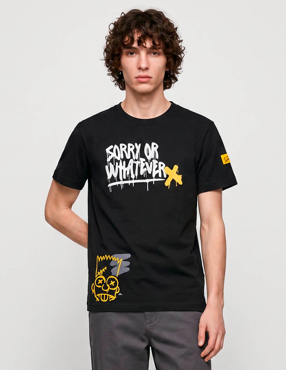 Playera cuello redondo para hombre