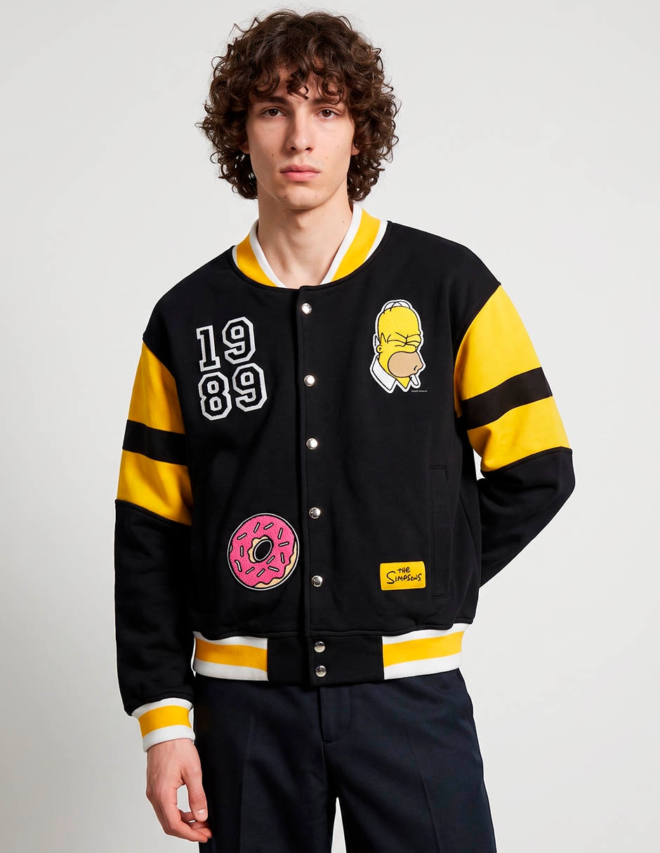 Chamarra beisbolera that's it bolsillos para hombre