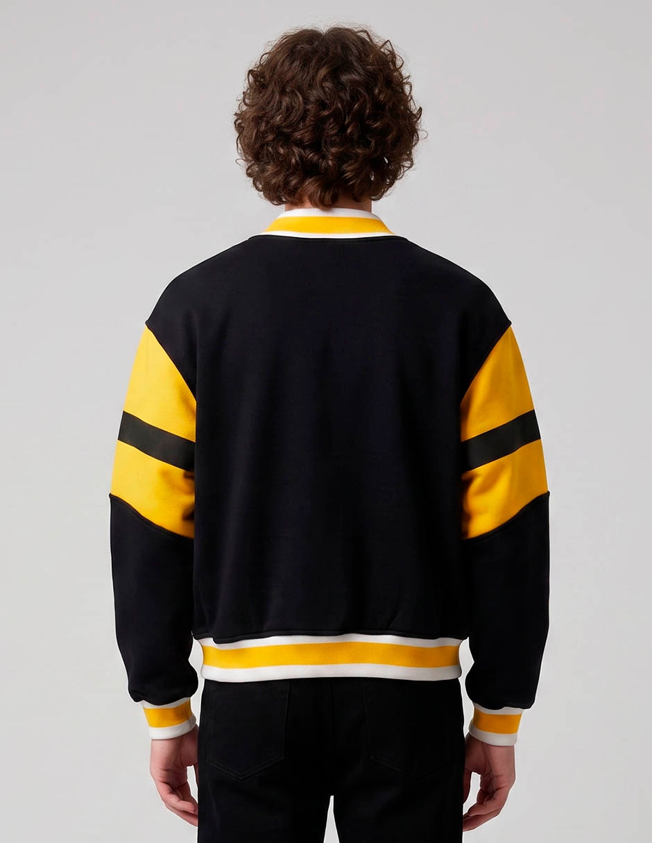 Chamarra beisbolera that's it bolsillos para hombre