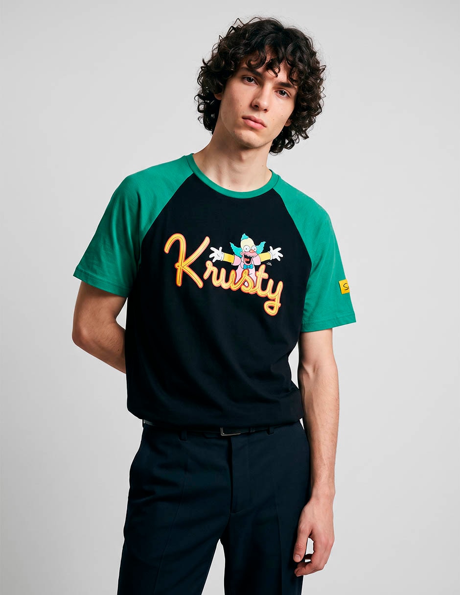 Playera krusty cuello redondo para hombre