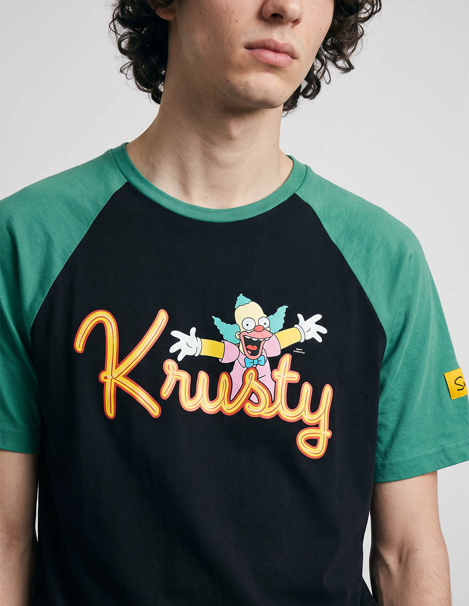 Playera krusty cuello redondo para hombre 3