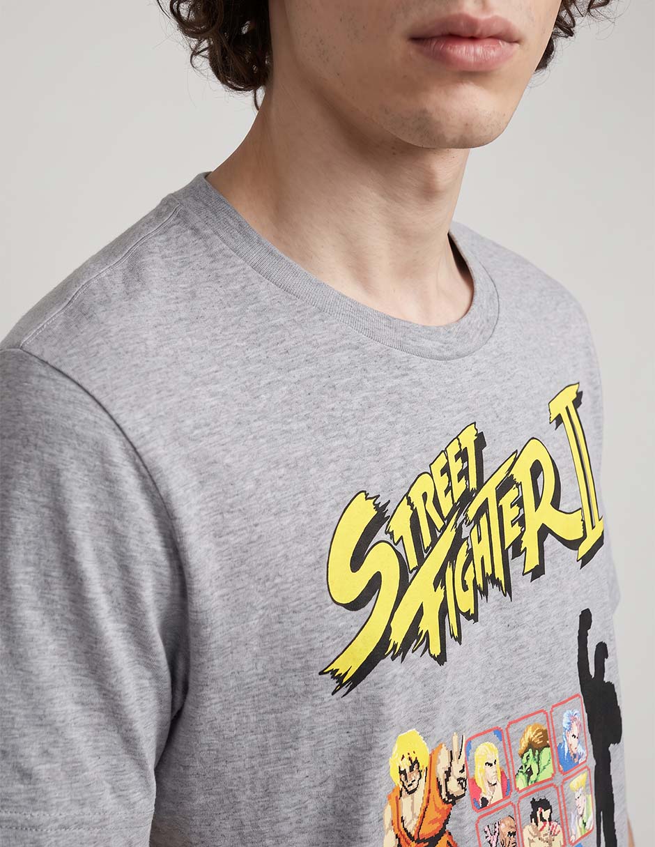 Playera Street Fighter cuello redondo para hombre 3