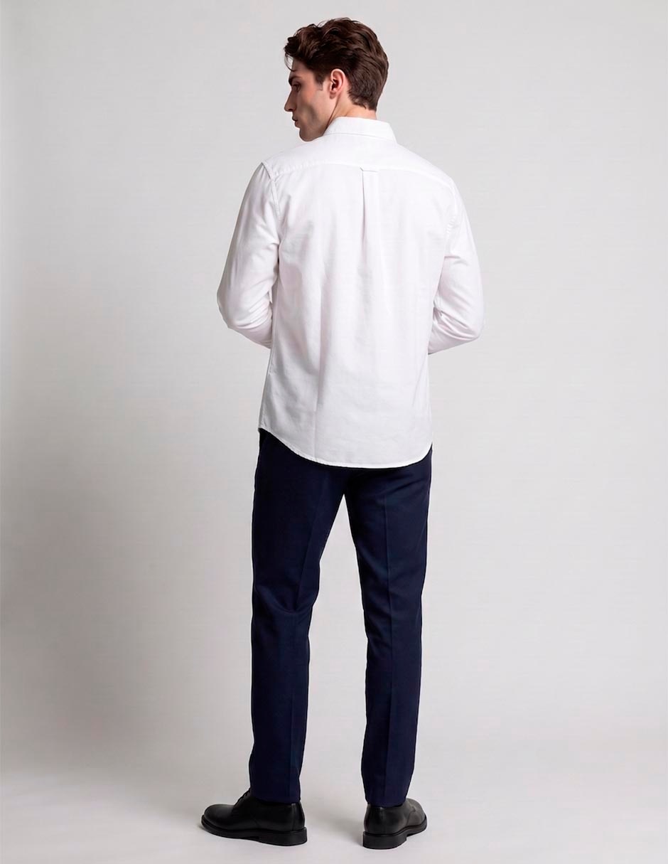 Camisa casual de algodón manga larga para hombre 3