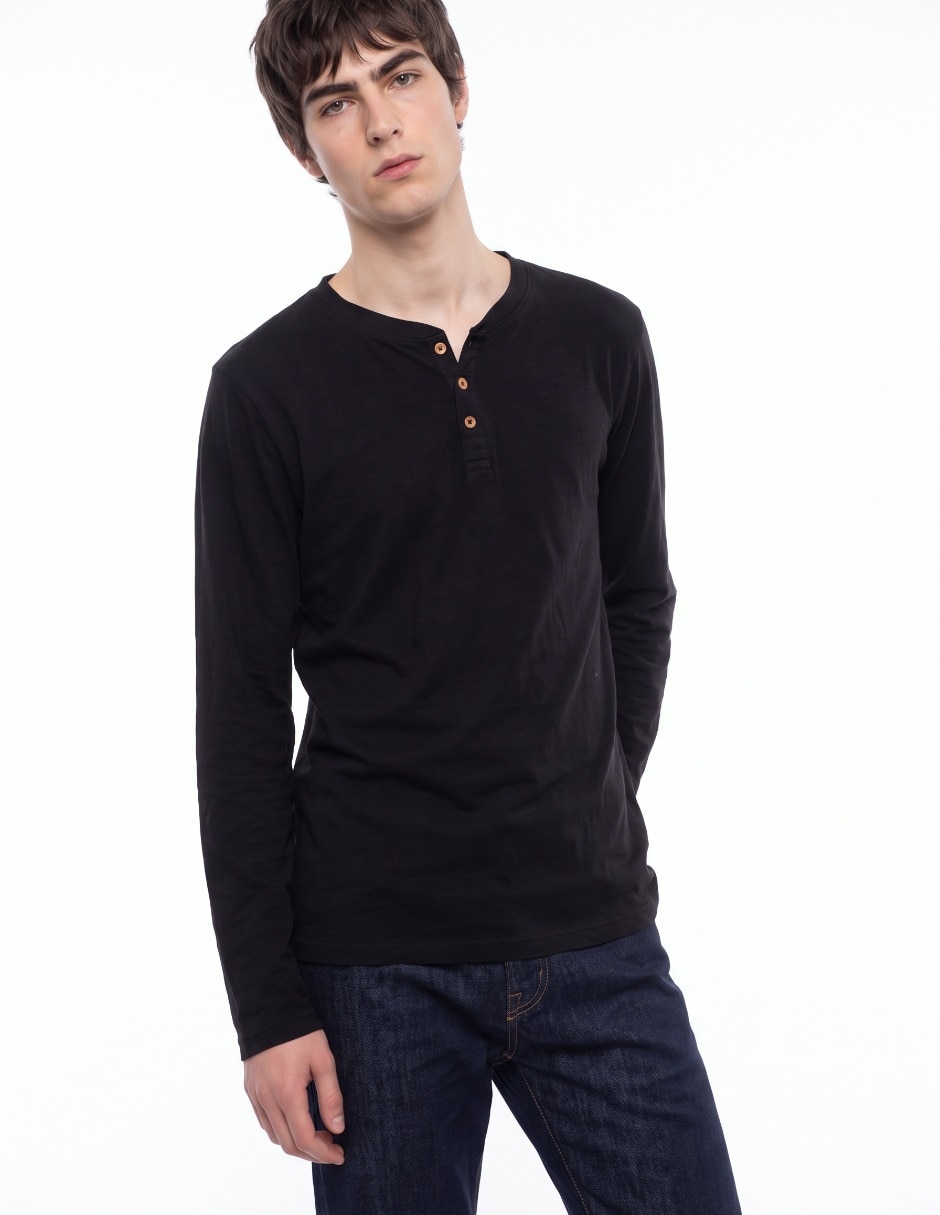 Playera cuello redondo para hombre 1
