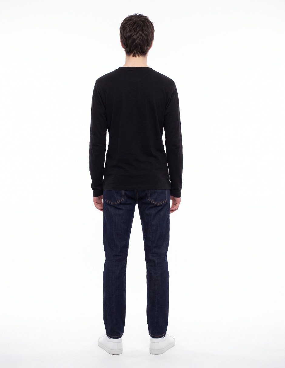 Playera cuello redondo para hombre 2