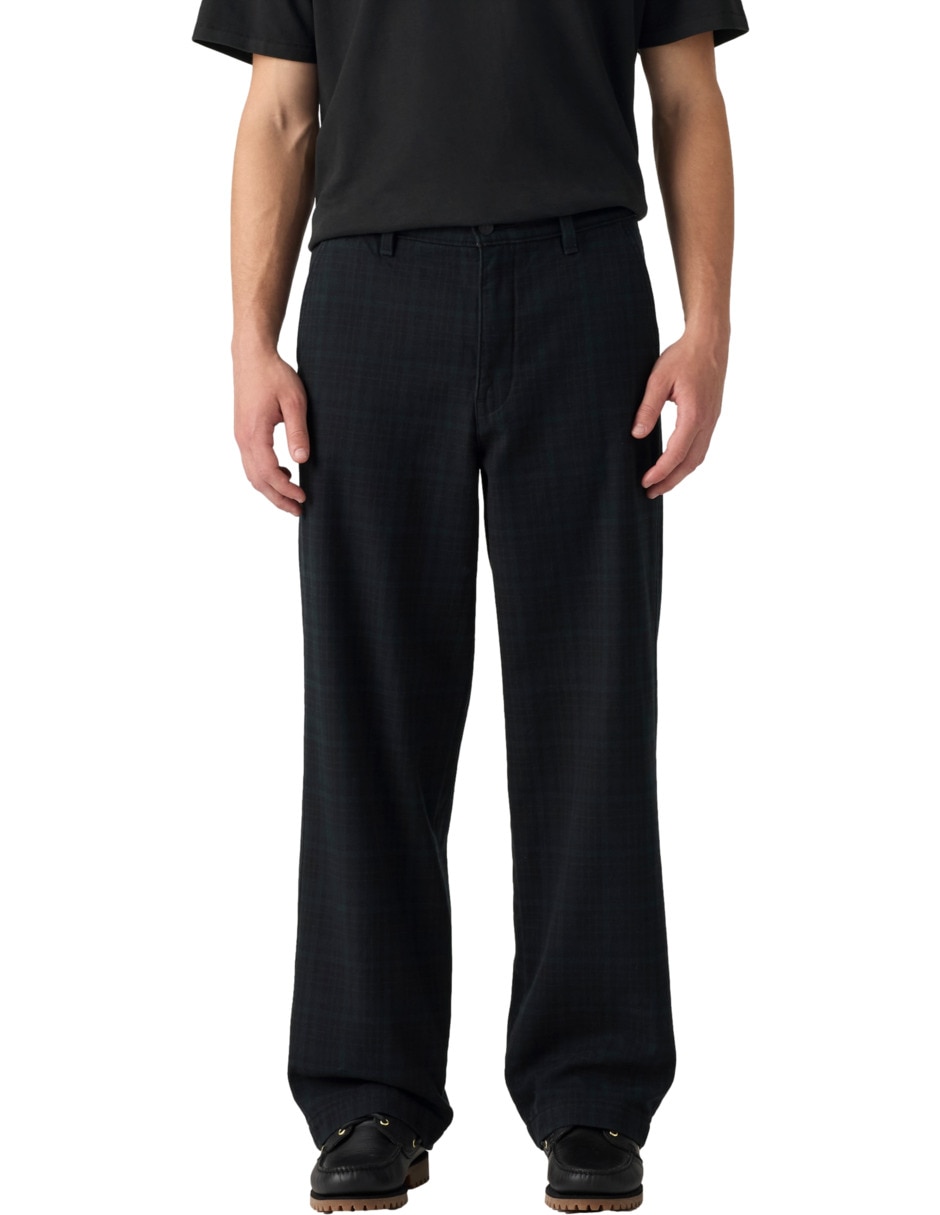 Pantalón regular de algodón para hombre Pantalón regular de algodón para hombre