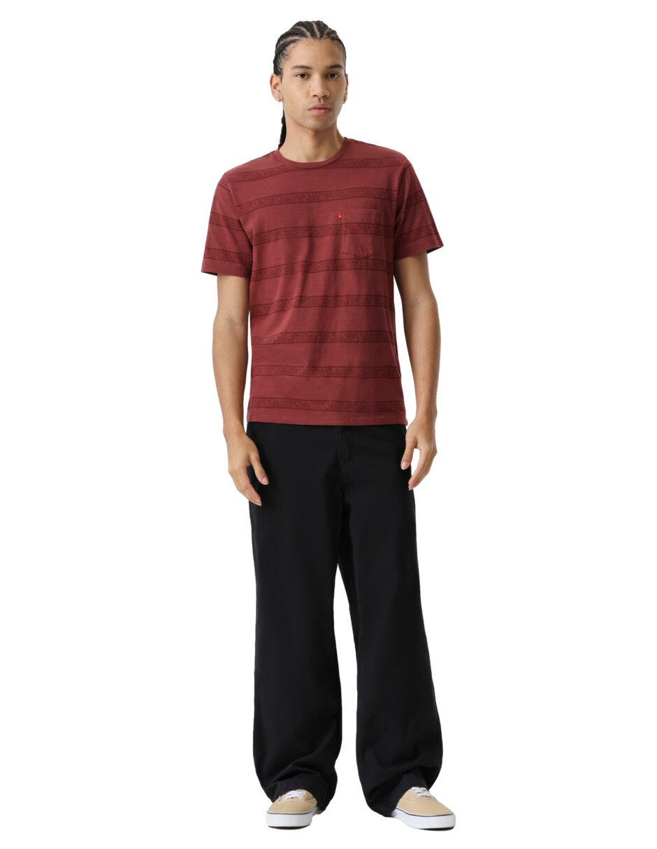 Pantalón regular de algodón para hombre 5