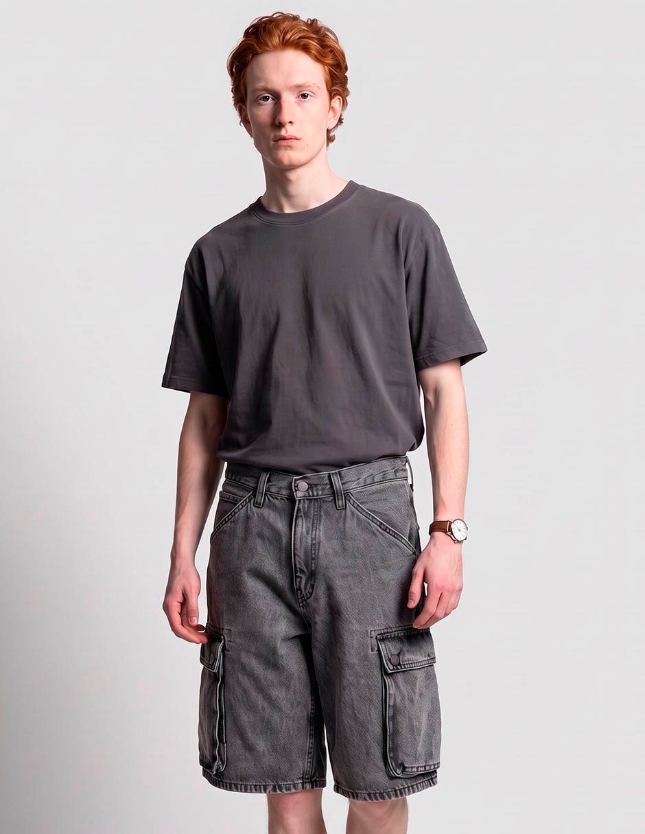 Short levis strauss de mezclilla para hombre