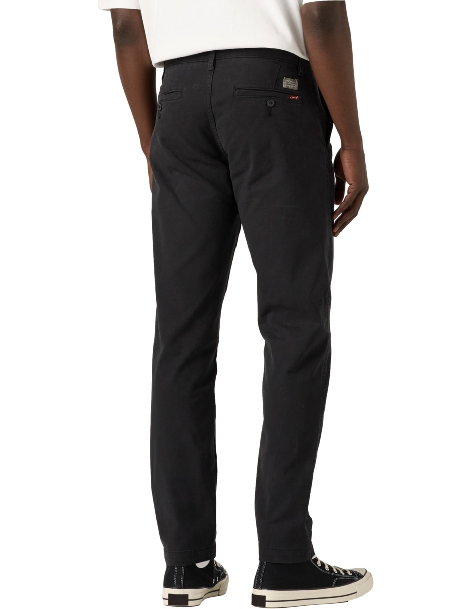 Pantalón casual regular regular de algodón para hombre 3