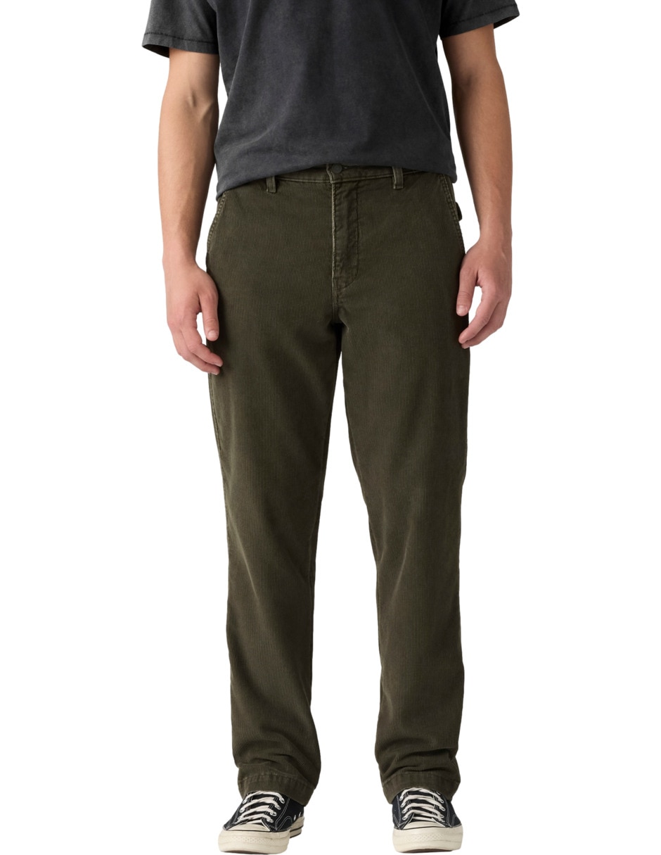 Pantalón regular de algodón para hombre Pantalón regular de algodón para hombre