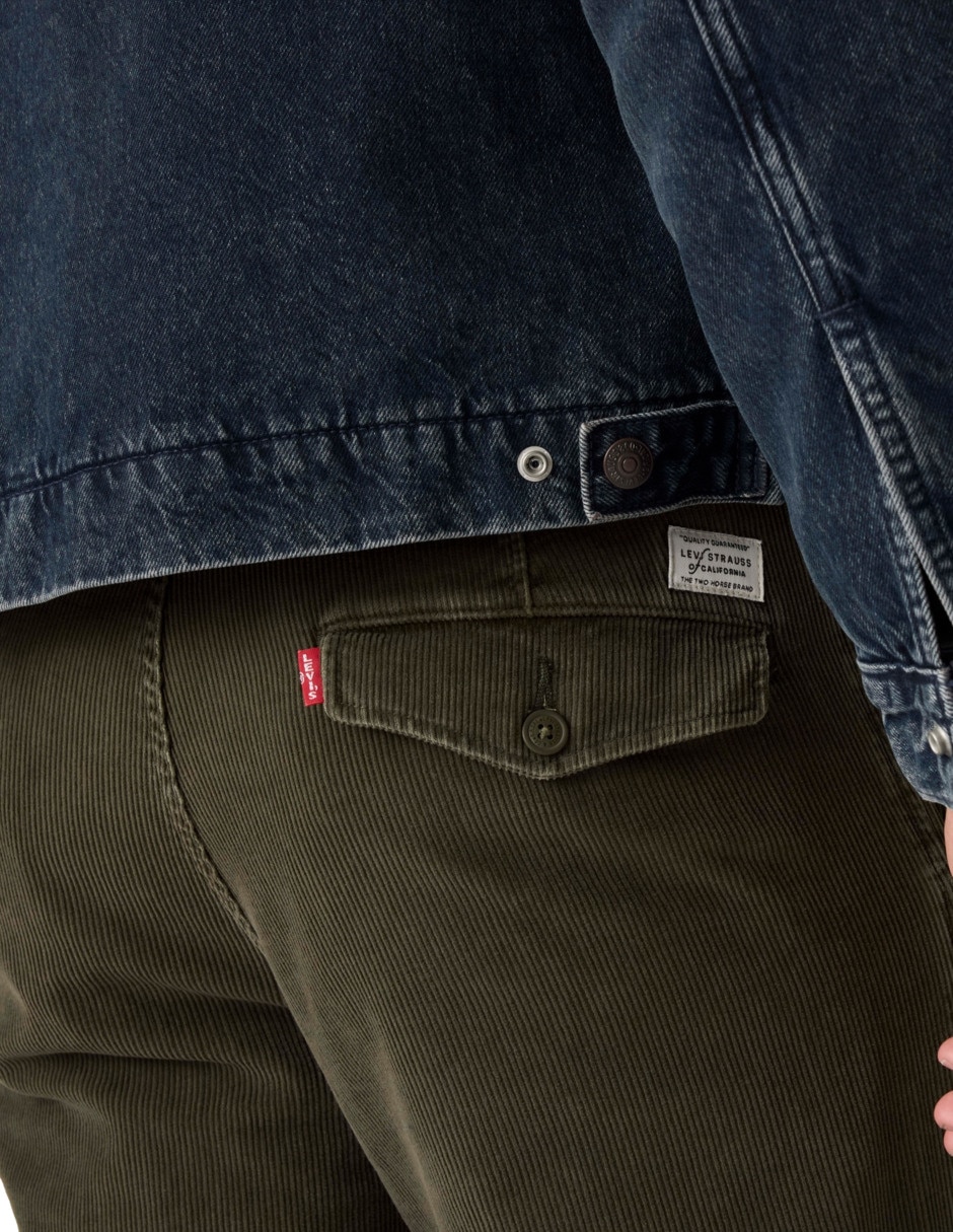 Pantalón regular de algodón para hombre 5