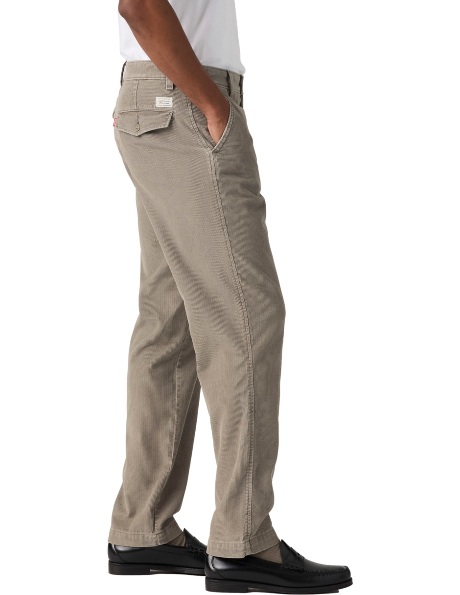 Pantalón regular de algodón para hombre 2
