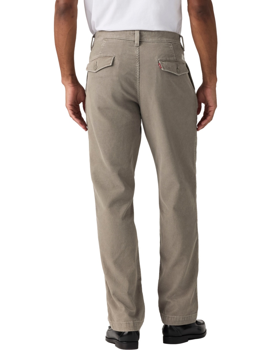 Pantalón regular de algodón para hombre 3
