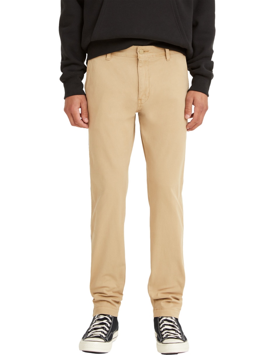 Pantalón casual regular regular de algodón para hombre Pantalón casual regular regular de algodón para hombre