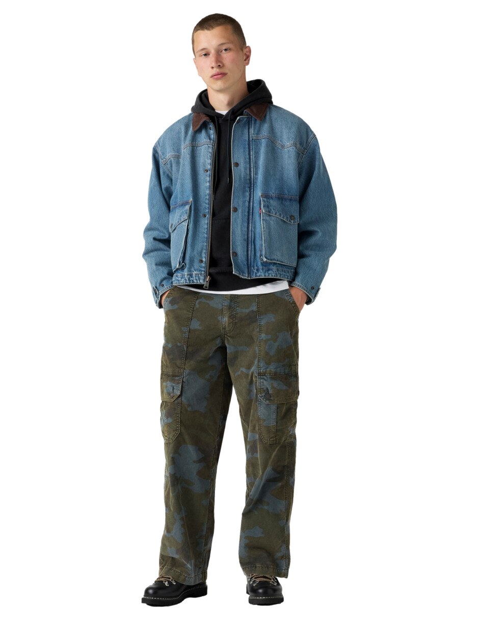 Pantalón cargo regular de algodón para hombre 5