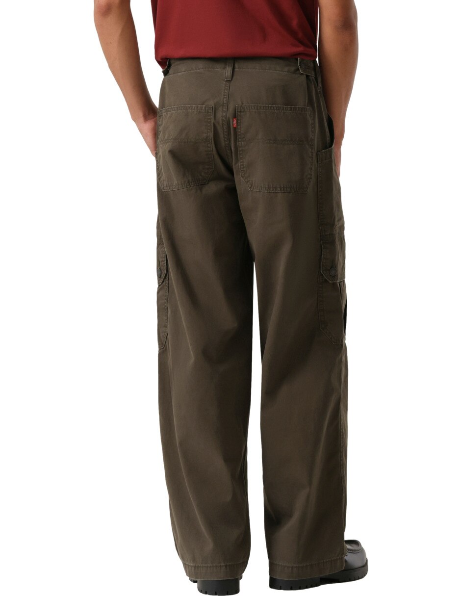 Pantalón cargo regular de algodón para hombre 3