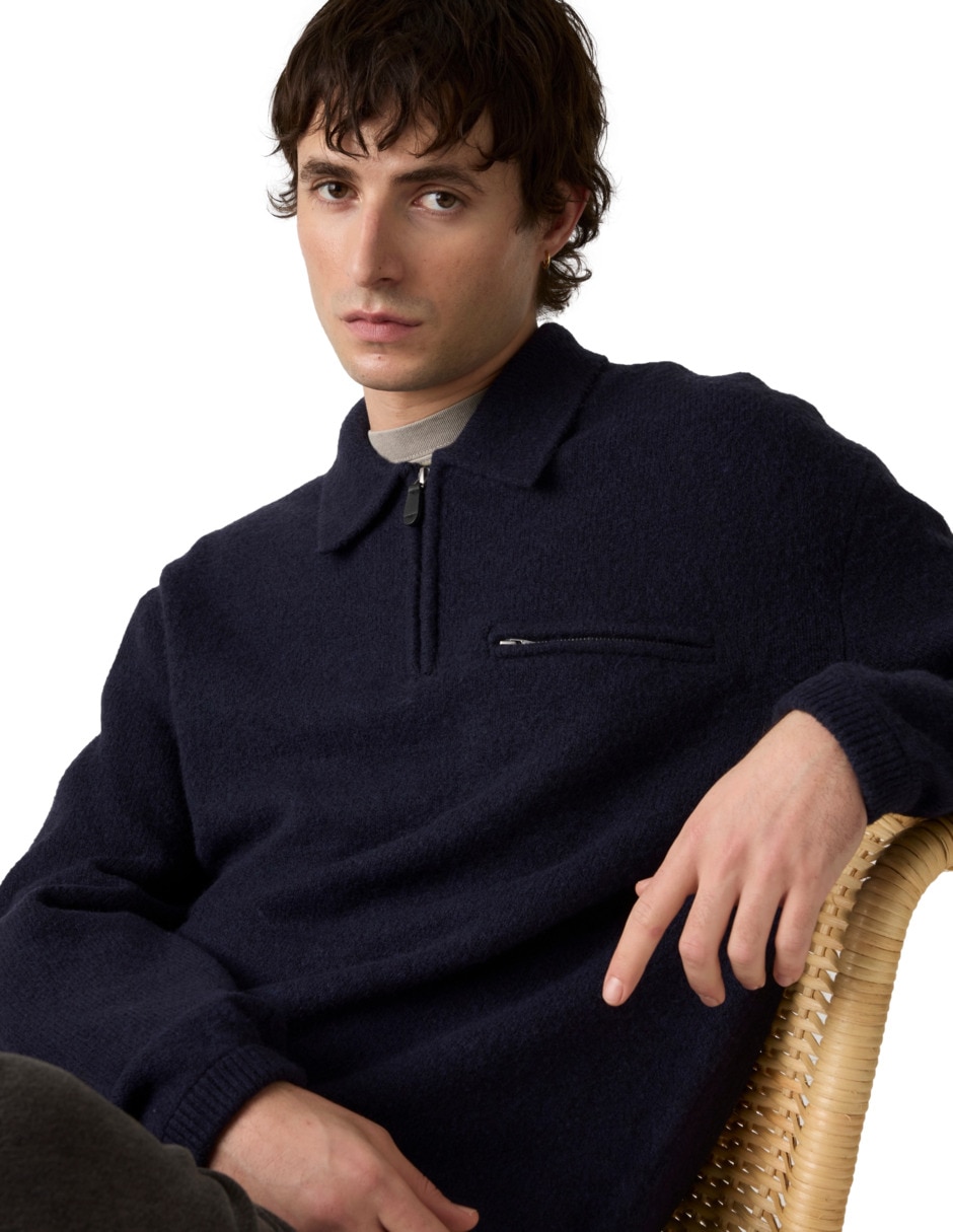 Suéter cuello redondo para hombre 4