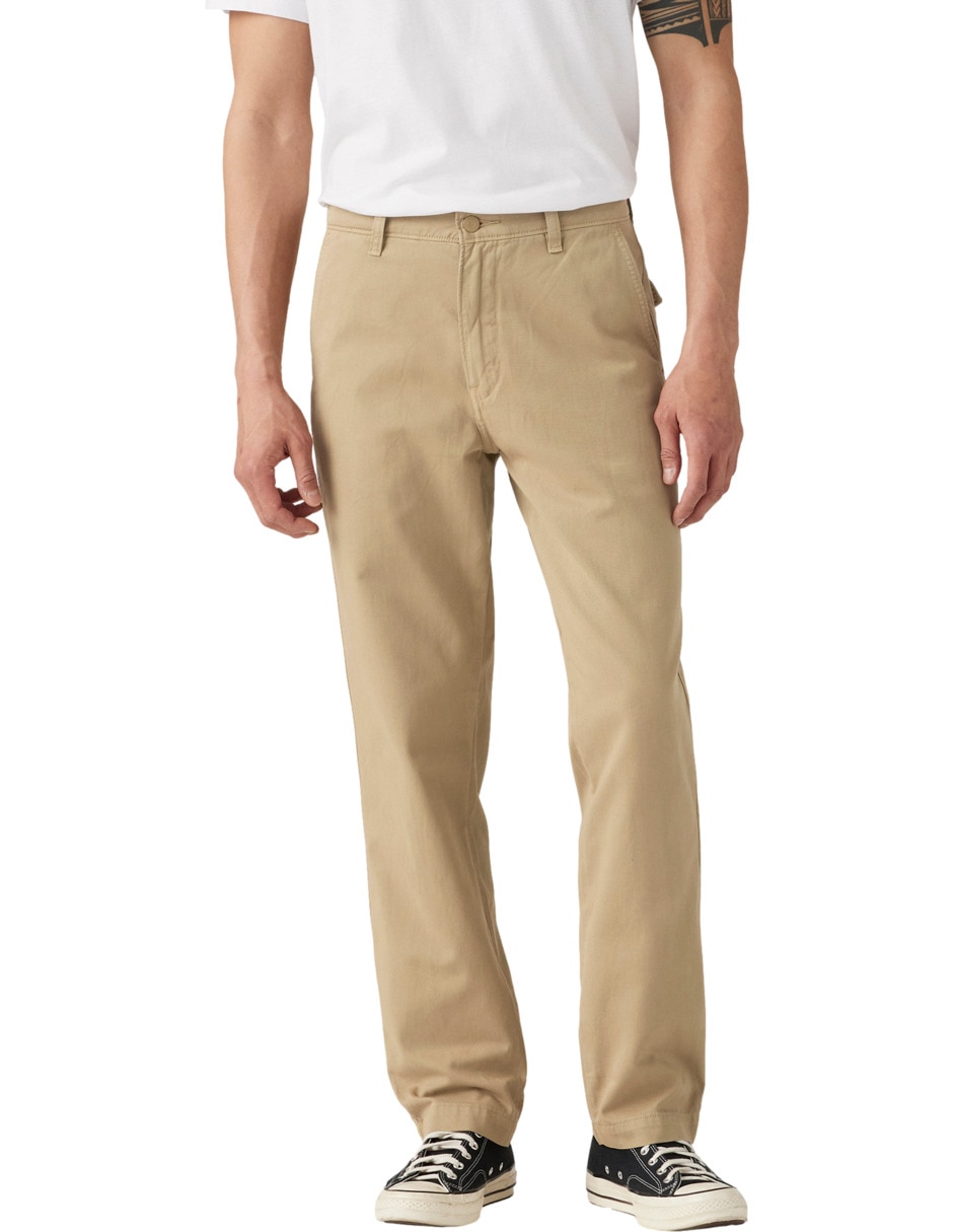 Pantalón casual regular regular de algodón para hombre Pantalón casual regular regular de algodón para hombre