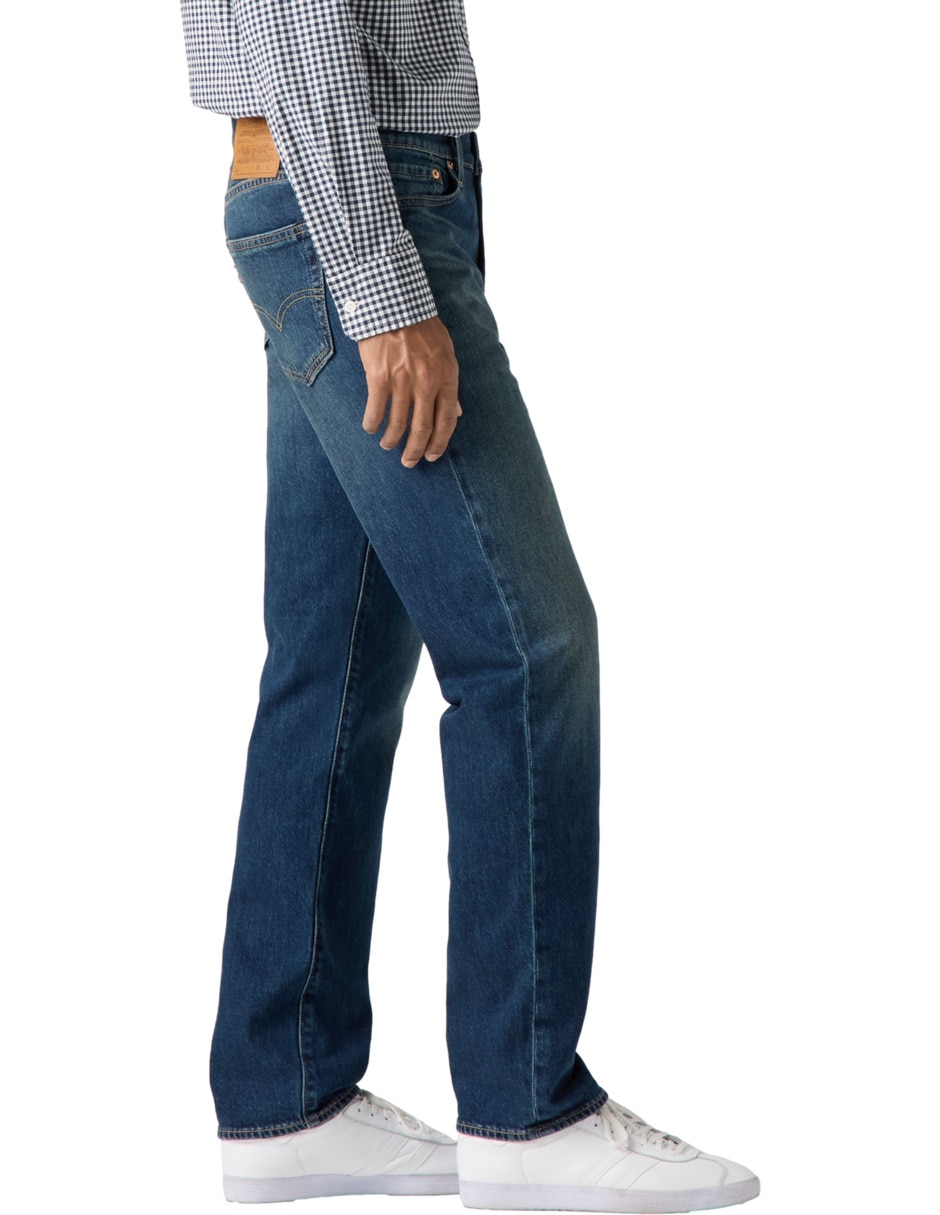 Jeans slim lavado obscuro para hombre 2