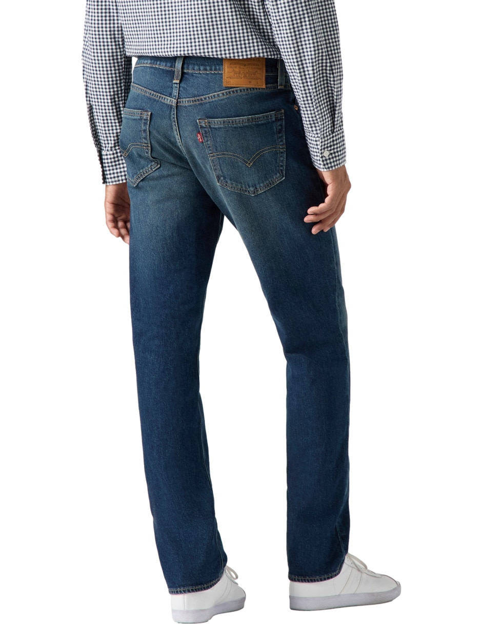 Jeans slim lavado obscuro para hombre 3