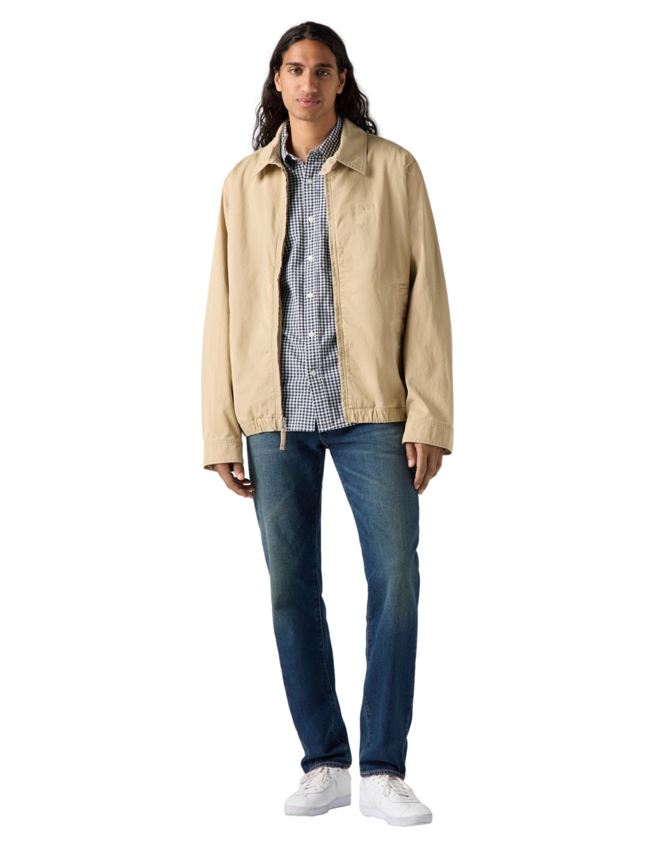 Jeans slim lavado obscuro para hombre 4