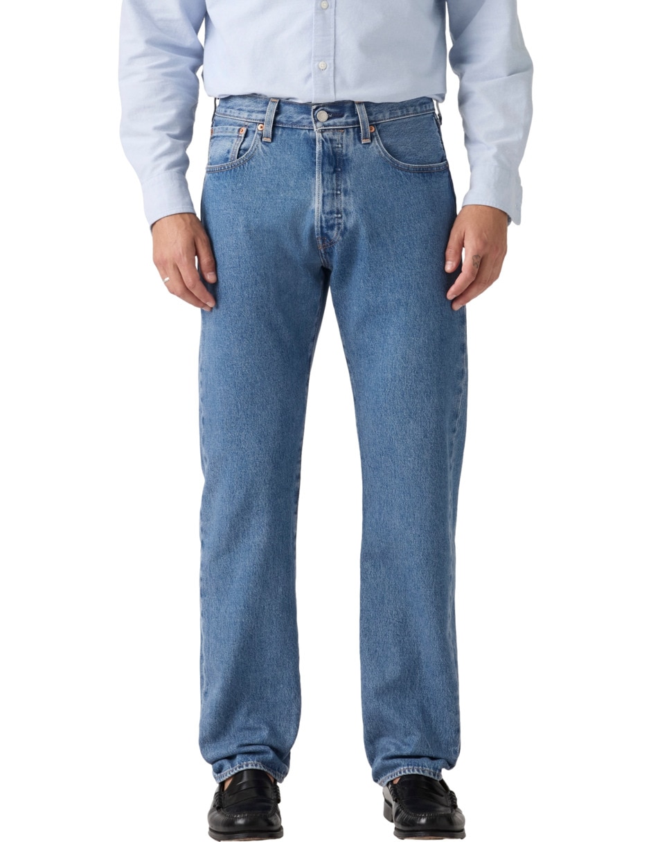 Jeans straight 501 lavado medio para hombre Jeans straight 501 lavado medio para hombre