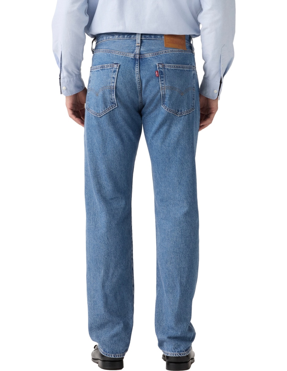 Jeans straight 501 lavado medio para hombre 3