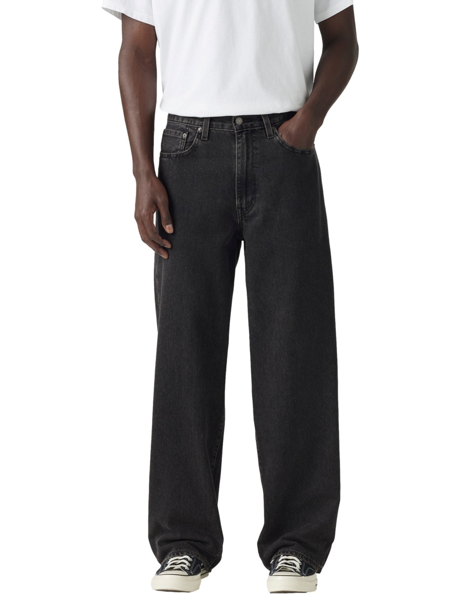 Jeans baggy lavado obscuro para hombre