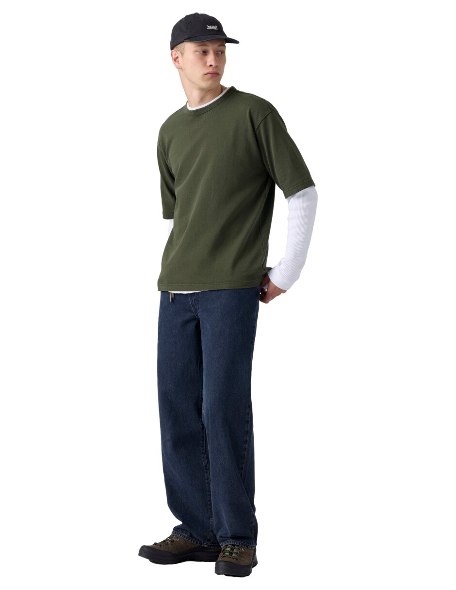 Jeans baggy 578 lavado obscuro para hombre 4