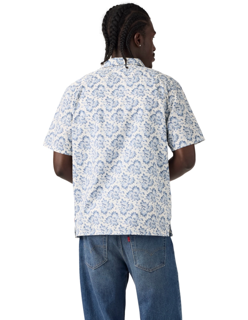 Camisa de algodón manga corta para hombre 2