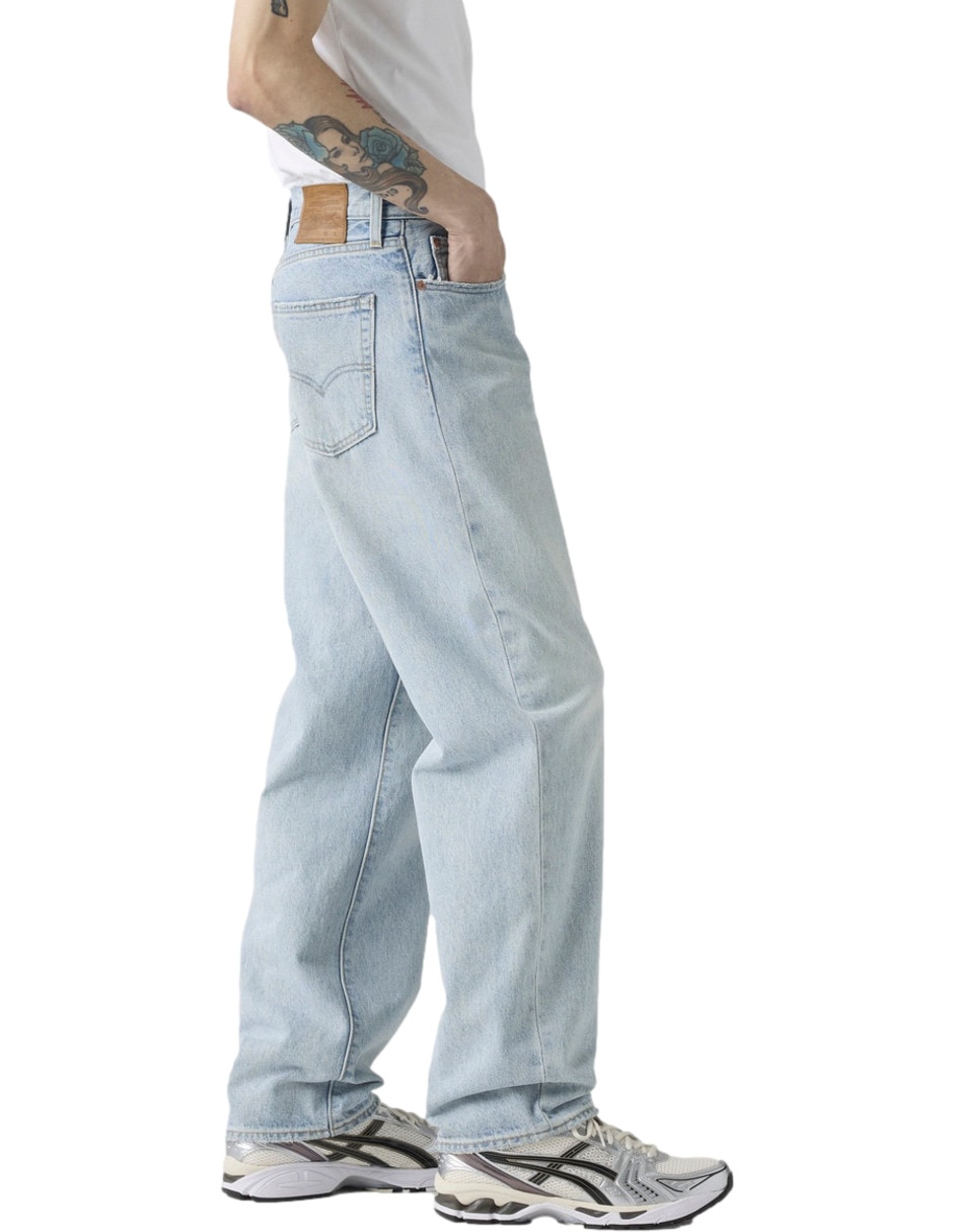 Jeans loose 568 lavado claro para hombre 2