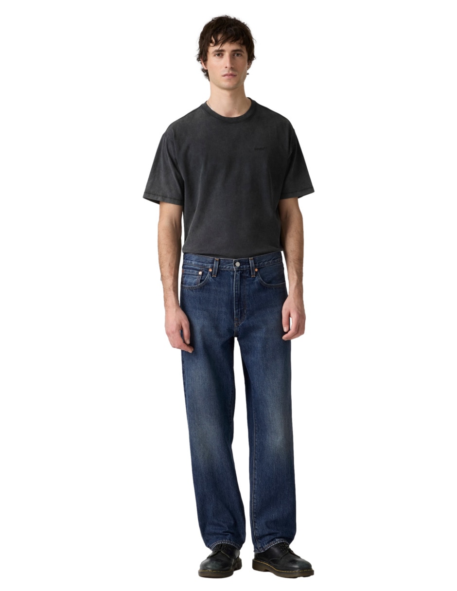 Jeans loose 568 lavado obscuro para hombre 5