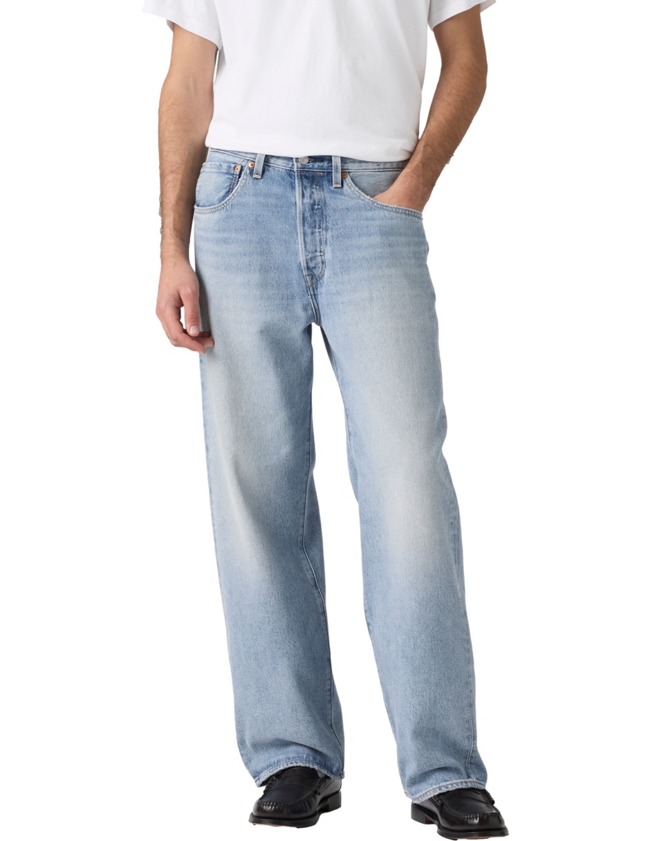 Jeans loose lavado claro para hombre Jeans loose lavado claro para hombre