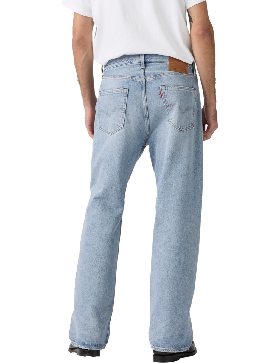 Jeans loose 501 lavado claro para hombre 3