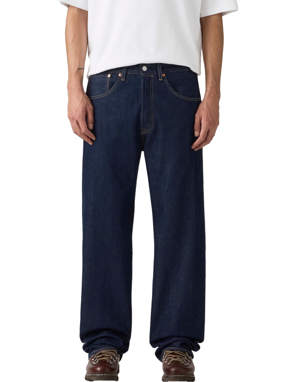 Jeans loose lavado obscuro para hombre Jeans loose lavado obscuro para hombre