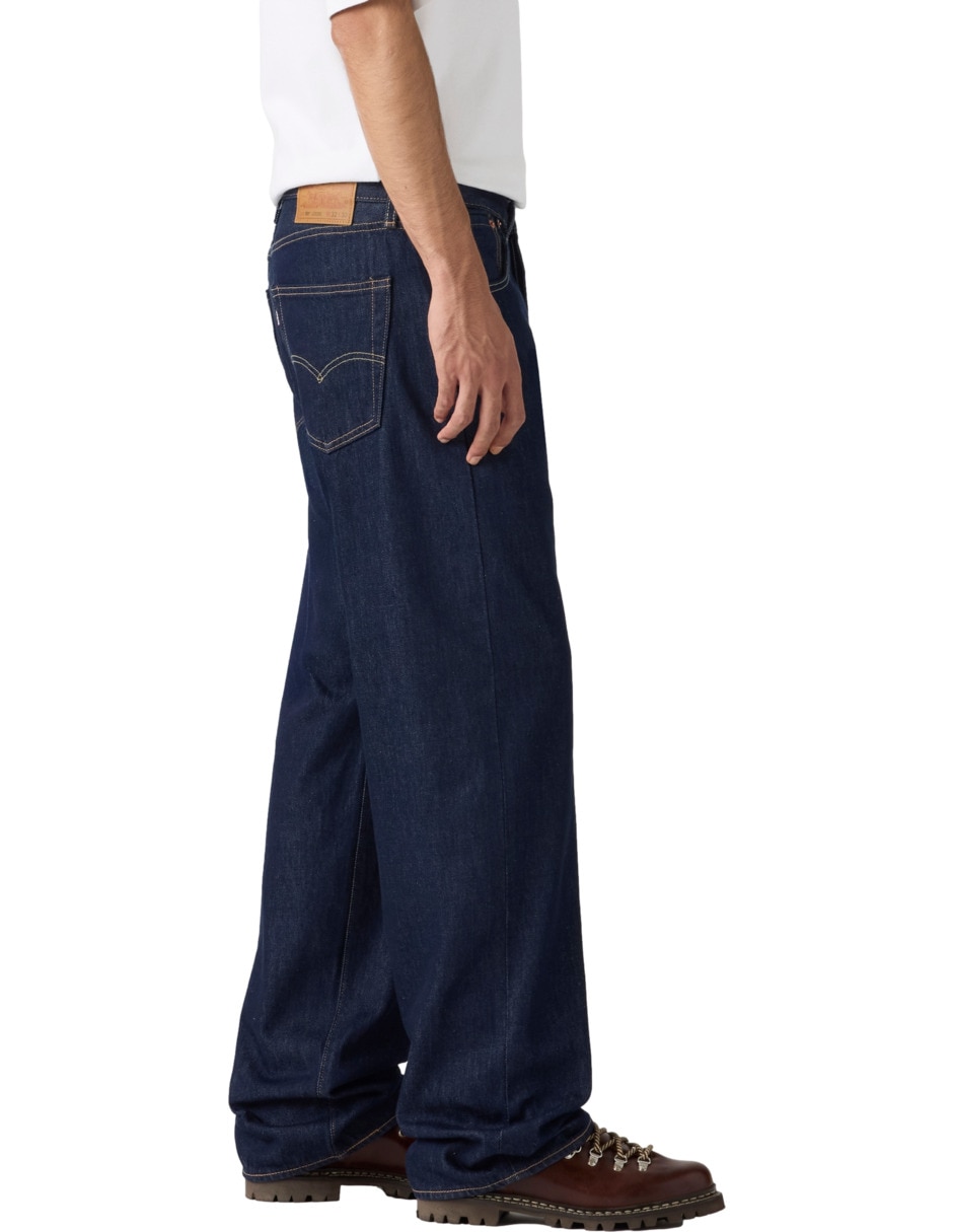 Jeans loose 501 lavado obscuro para hombre 2