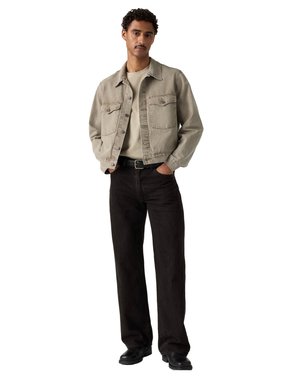 Jeans regular flare 567 lavado obscuro para hombre 3