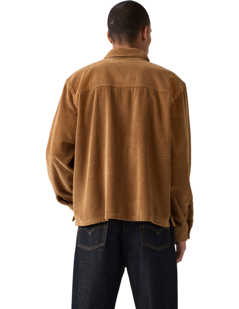 Camisa casual manga larga para hombre 2