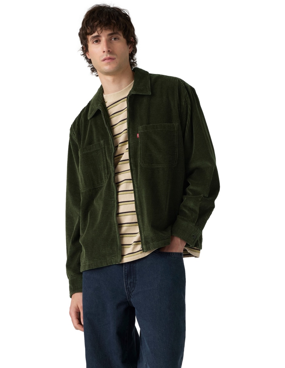 Sobrecamisa casual manga larga para hombre Sobrecamisa casual manga larga para hombre
