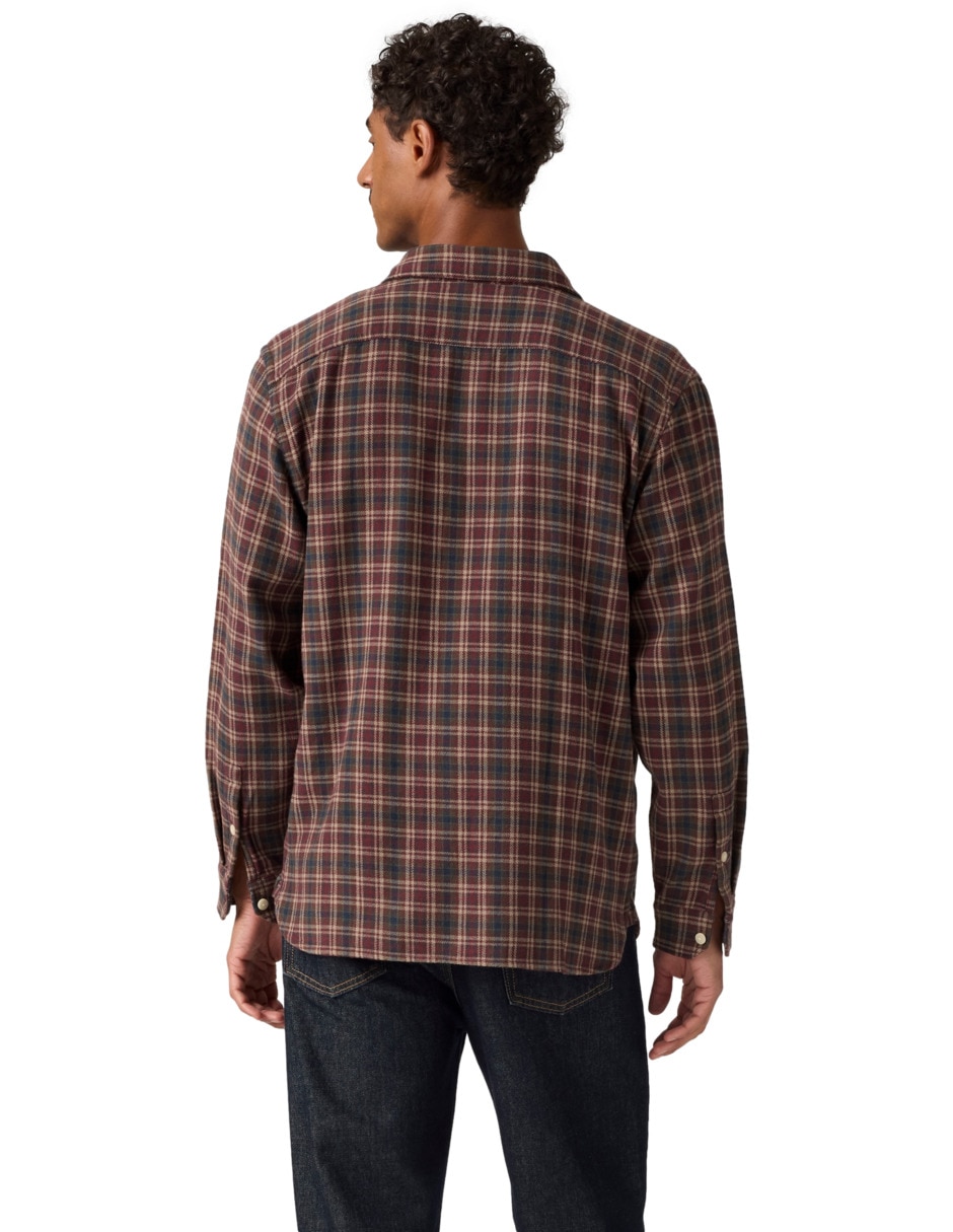 Camisa de algodón manga larga para hombre 2