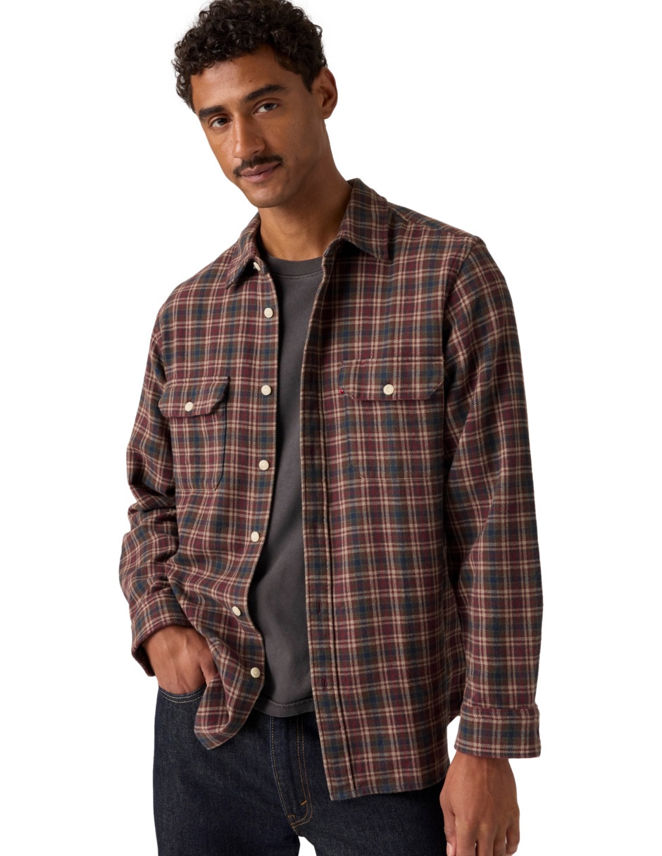 Camisa de algodón manga larga para hombre 3