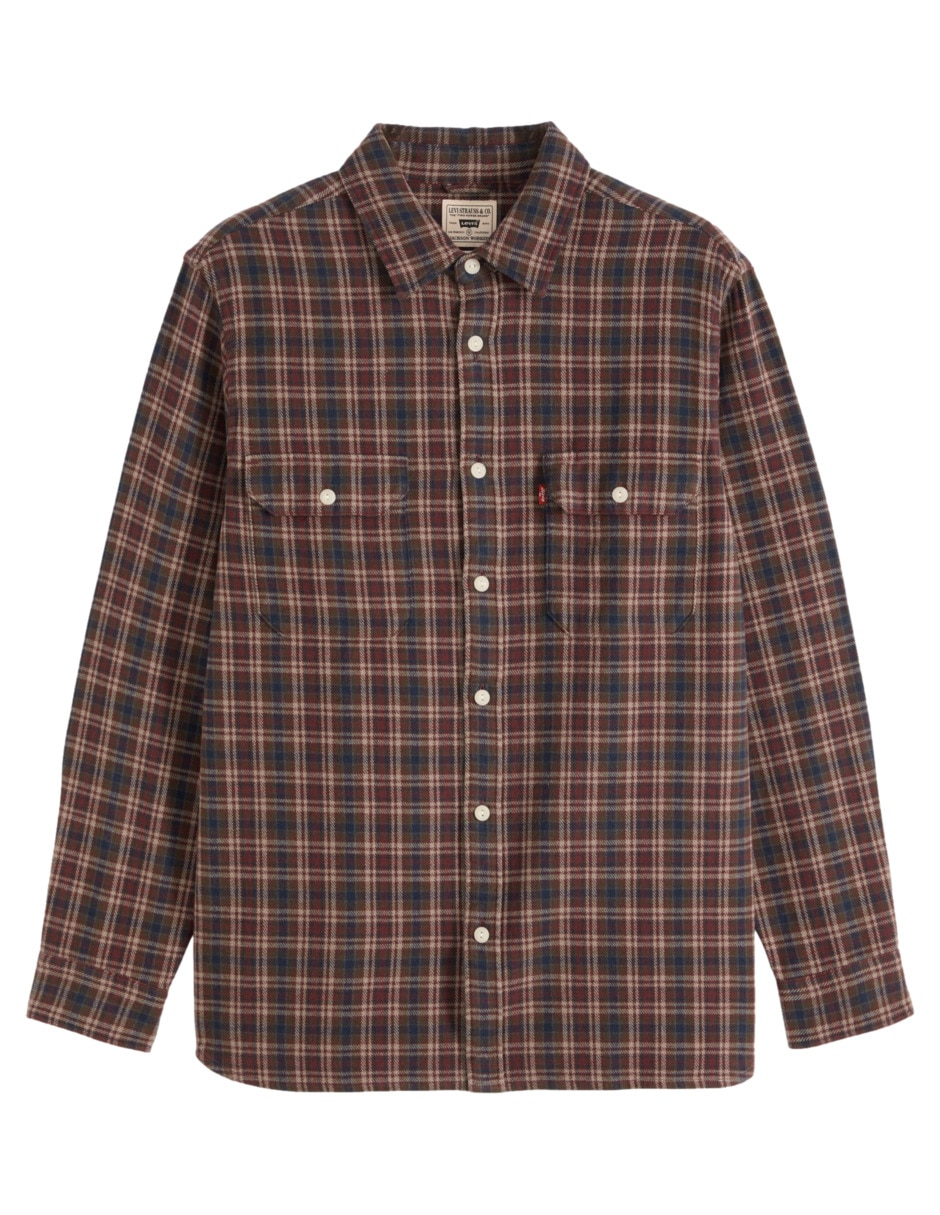 Camisa de algodón manga larga para hombre 5