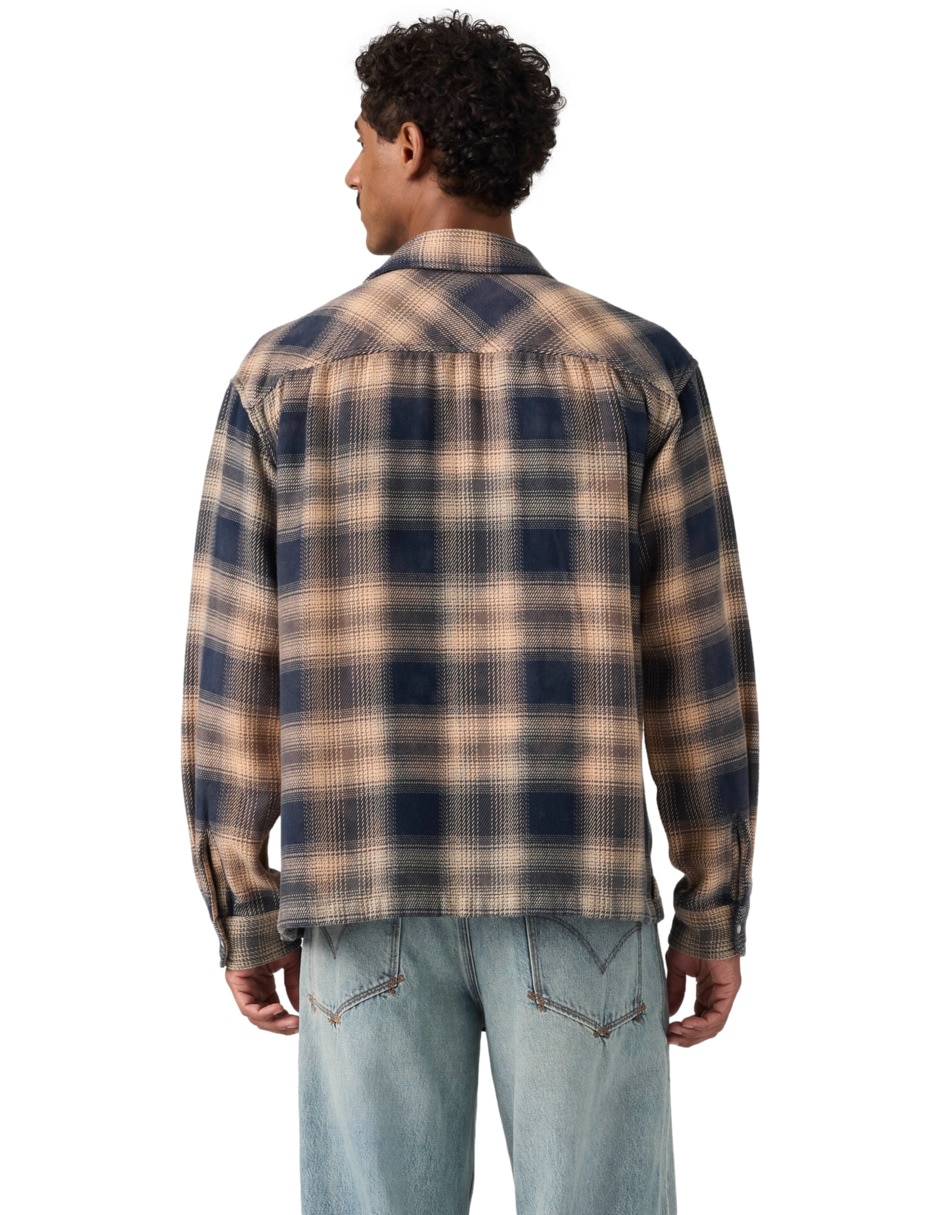 Camisa de algodón manga larga para hombre 2