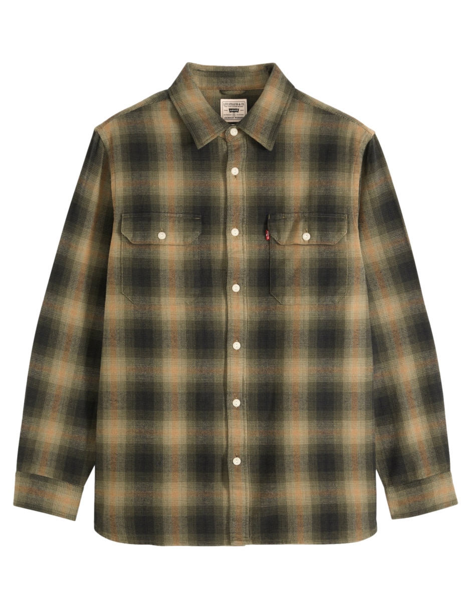 Camisa de algodón manga larga para hombre 5