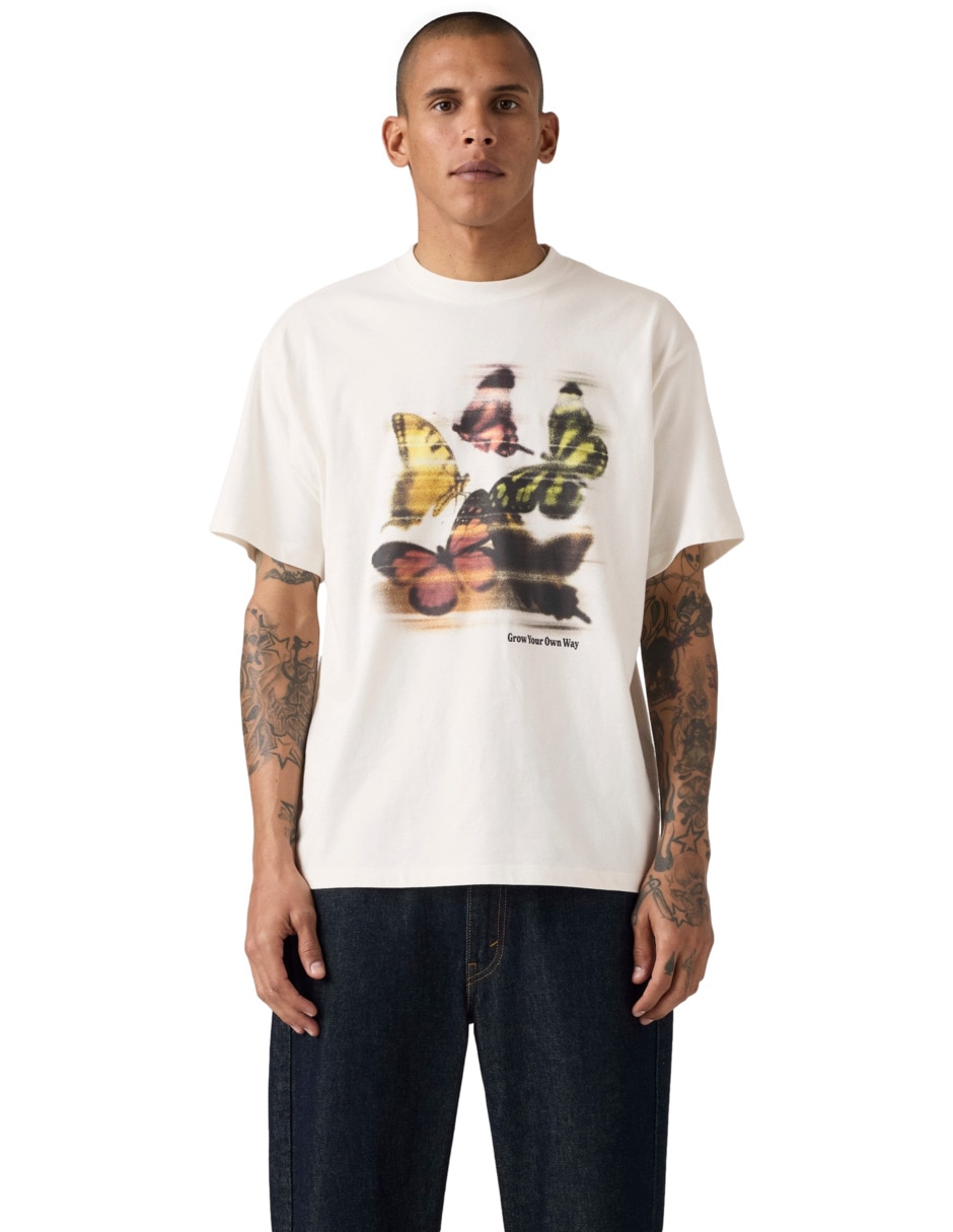 Playera manga corta para hombre