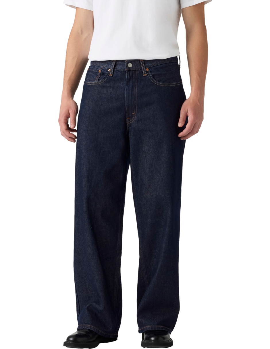 Jeans baggy lavado obscuro para hombre Jeans baggy lavado obscuro para hombre