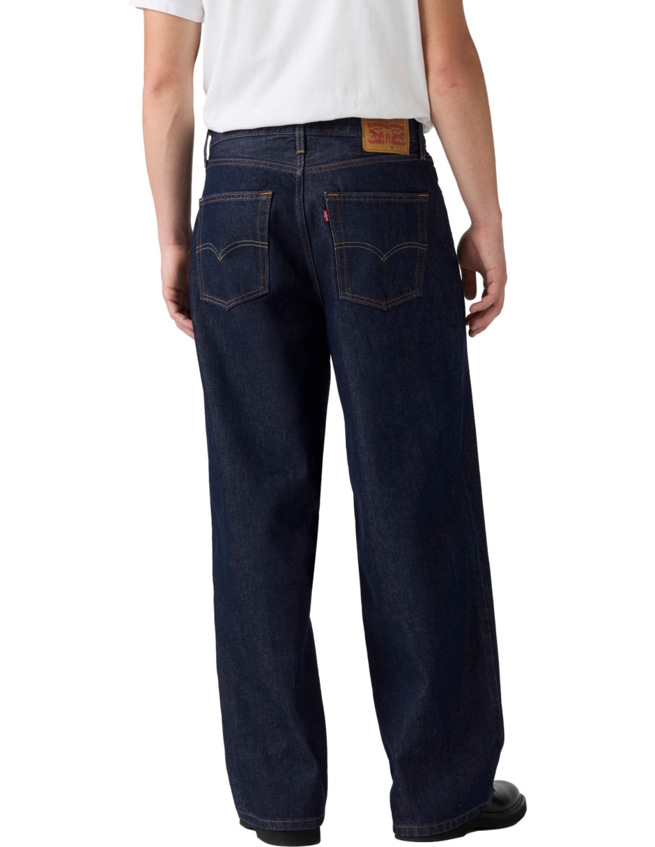 Jeans baggy lavado obscuro para hombre 3